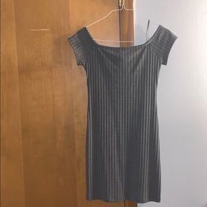 gray bodycon dress